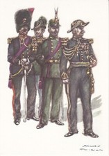 Carte postale Militaire