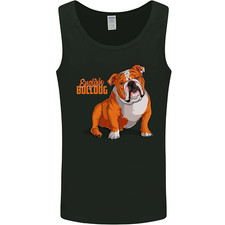 An Bulldog Anglais Chien Illustration Hommes Débardeur