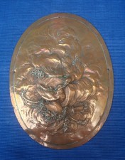 V73 Très Belle Plaque Cuivre