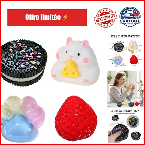 Jsthhtt 4pcs taba - taba, squishy