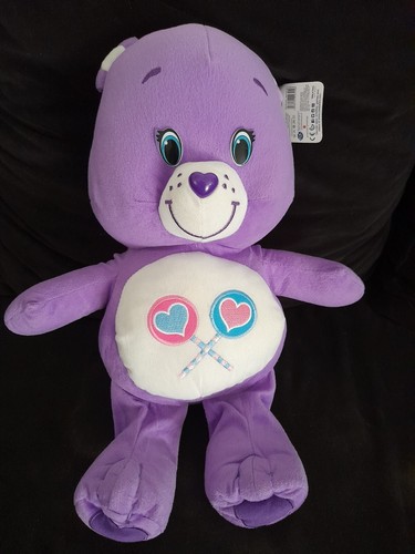 Peluche bisounours violette - peluche,