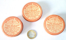 3 ANCIENNES PETITES BOITES PUB RUBIGINE TIREL PLEINES FOND DE STOCK