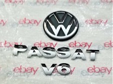 Volkswagon Passat V6 & VW Logo Trunk Emblem OEM (9 PIECES)