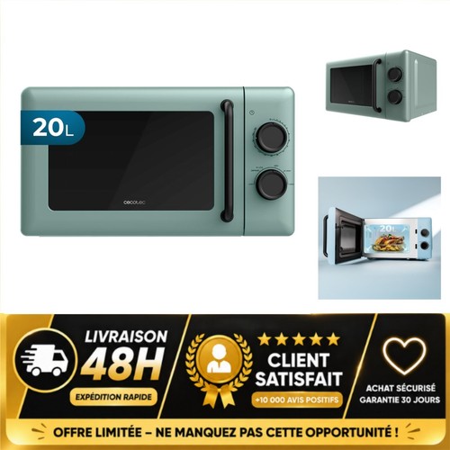 Cecotec micro ondes rétro - cecotec, 20l