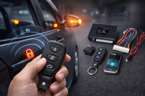 Kit alarme voiture - kit, universel