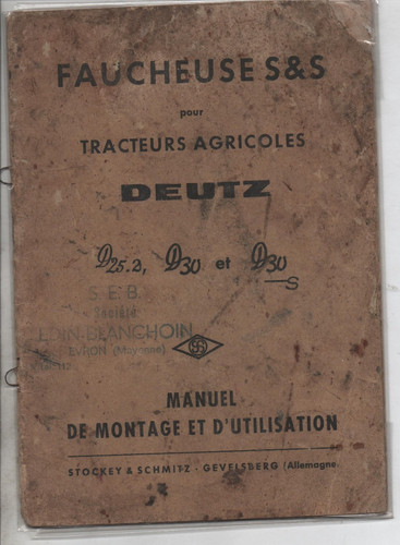 Deutz d25 d30 - deutz,