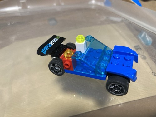 Lego voiture bolide bleu - voiture,