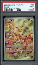 Pokemon Card Eevee 188/167 PSA 9 French Twilight Masquerade