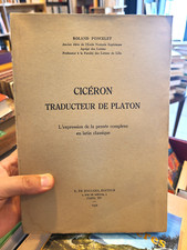 Cicéron traducteur de Platon
