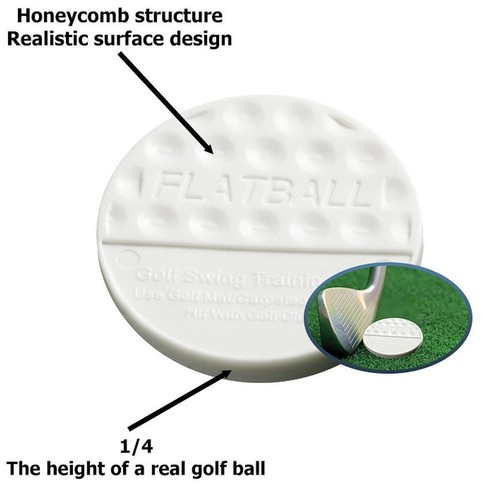 Balles plates golf - balles,