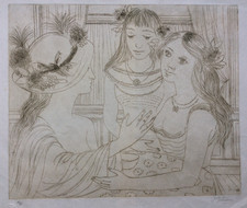 Paul Delvaux - Gravure Signée