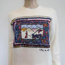 Christian Dior Cream Cashmere Niki de St Phalle "Strength" Sweater F36/US 4