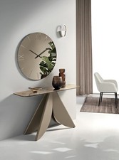 Table Console En Verre Martelé Design Moderne Pour Entrée CIC-975