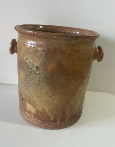 Ancien pot graisse - ancien, terre