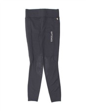 KINGSLAND Womens Graphic Leggings UK 10 Small Navy Blue Polyamide BD13