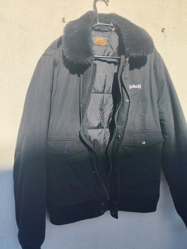 Vintage schott nyc bomber noir - nyc,