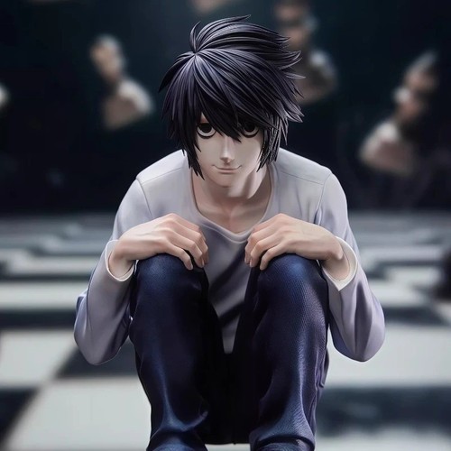 Death note crouching - death,