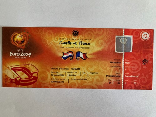 Ticket euro portugal june - portugal, 17