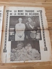 Histoire BELGIQUE chanson parole la mort tragique de la reine de Belgique 