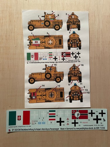 Peddinghaus 1828 decals - 1/35,