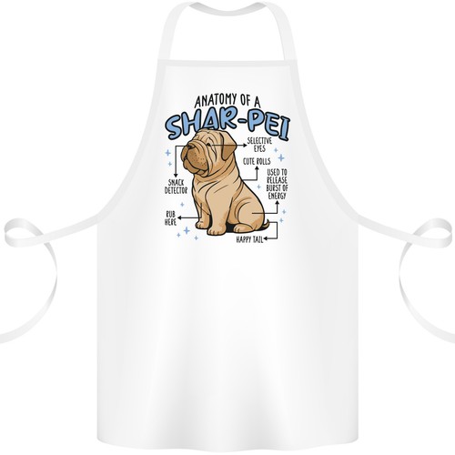 Tablier coton funny sur - coton,