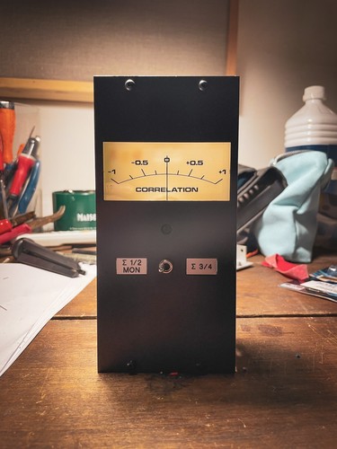 Studer correlation meter - correlation, vu