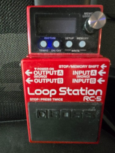 Boss loop station red - rc-5,
