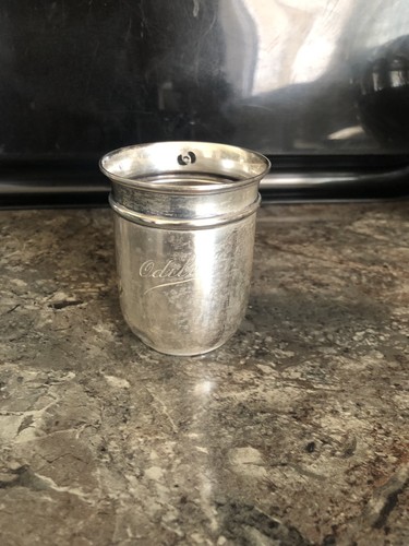Ancien timbale argent - ancien, en