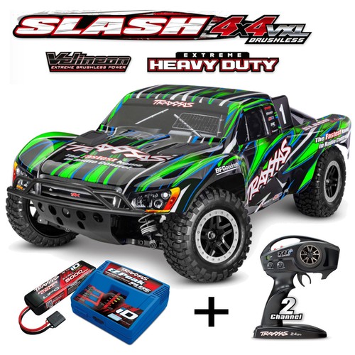 Traxxas trx68386 grn slash - traxxas,