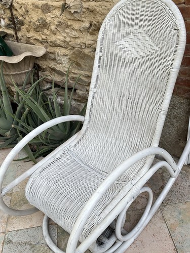 Rocking chair osier - rocking-chair, osier/rotin