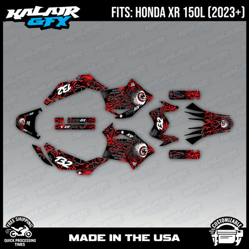Graphics kit for honda - honda, xr150l
