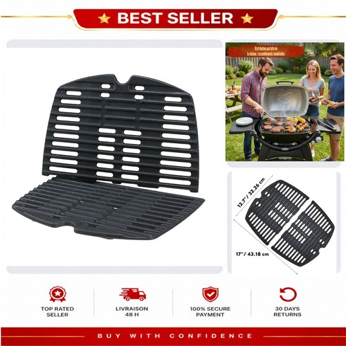 Grille cuisson fonte - cuisson, en