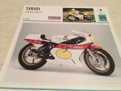 Carte moto yamaha yzr 500 - carte,