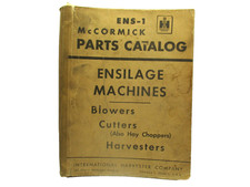 IH Parts Catalog Service Parts International Harvester  ENS-1  Ensilage Machines