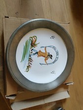assiette décorative Etain Et