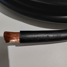 4m de câble électrique noir