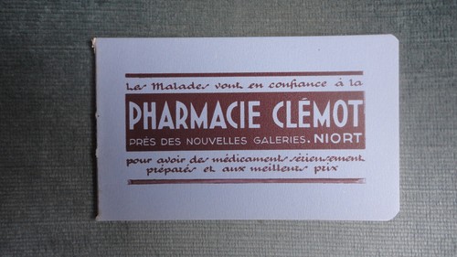 Old pharmacy notebook clemot - pharmacy,