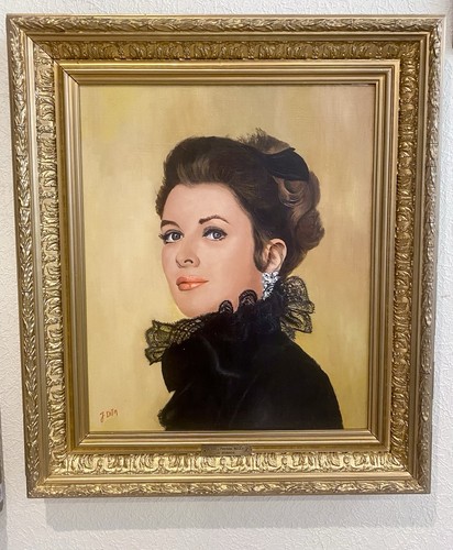 Peinture grace kelly - kelly, signée