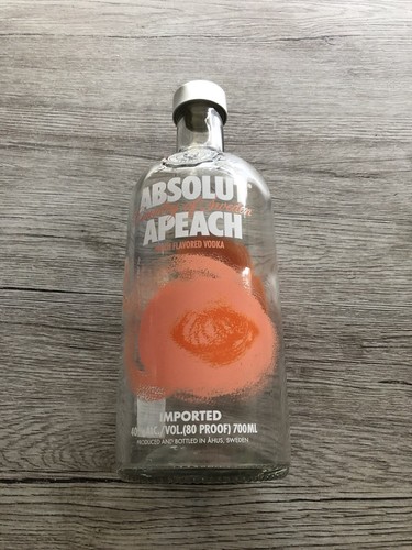 Bouteille absolut vodka apeach - vodka,