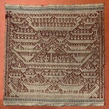 CEREMONIAL FABRIC "in Jonques", Sumatra, Indonesia, 19th century