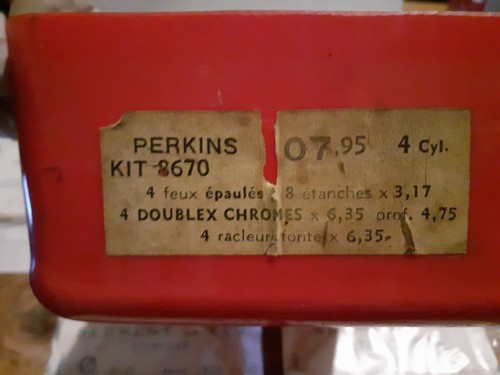Jeu segments moteur - moteur, perkins