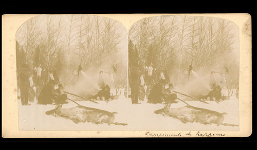 Campement trappeurs - campement,