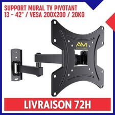Support Mural TV Pivotant