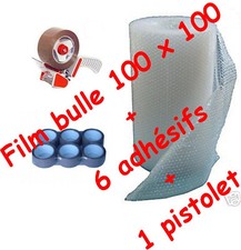 FILM A BULLES 100 x 100 PAPIER BULLE +adhesif +devidoir