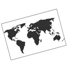  Stickers Muraux Mappemonde Carte Du Geante Voyage Décoration Murale Unique