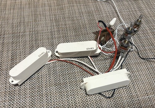 Jeu micros guitare - de, blanc