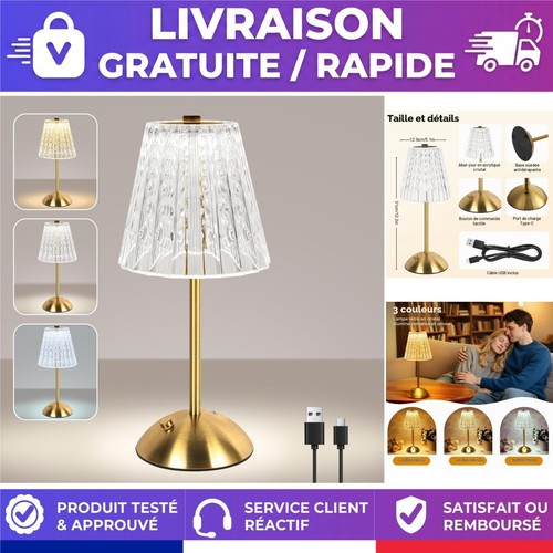 Lampe table tactile sans - lampe,