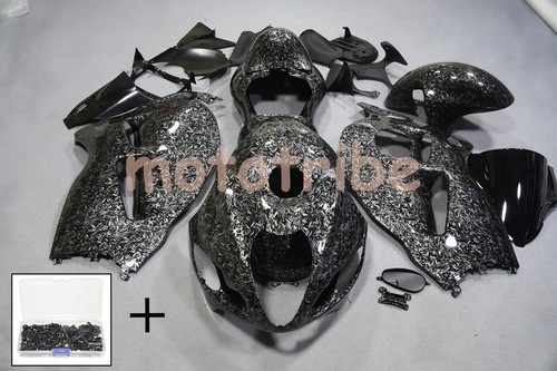 Black forged carbon fiber - black,