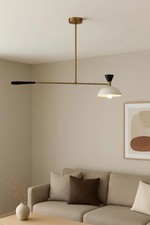 Stilnovo Laiton Lustre Style