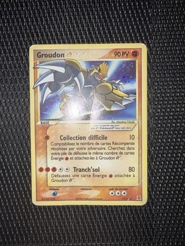 Carte pokemon groudon star - pokemon,